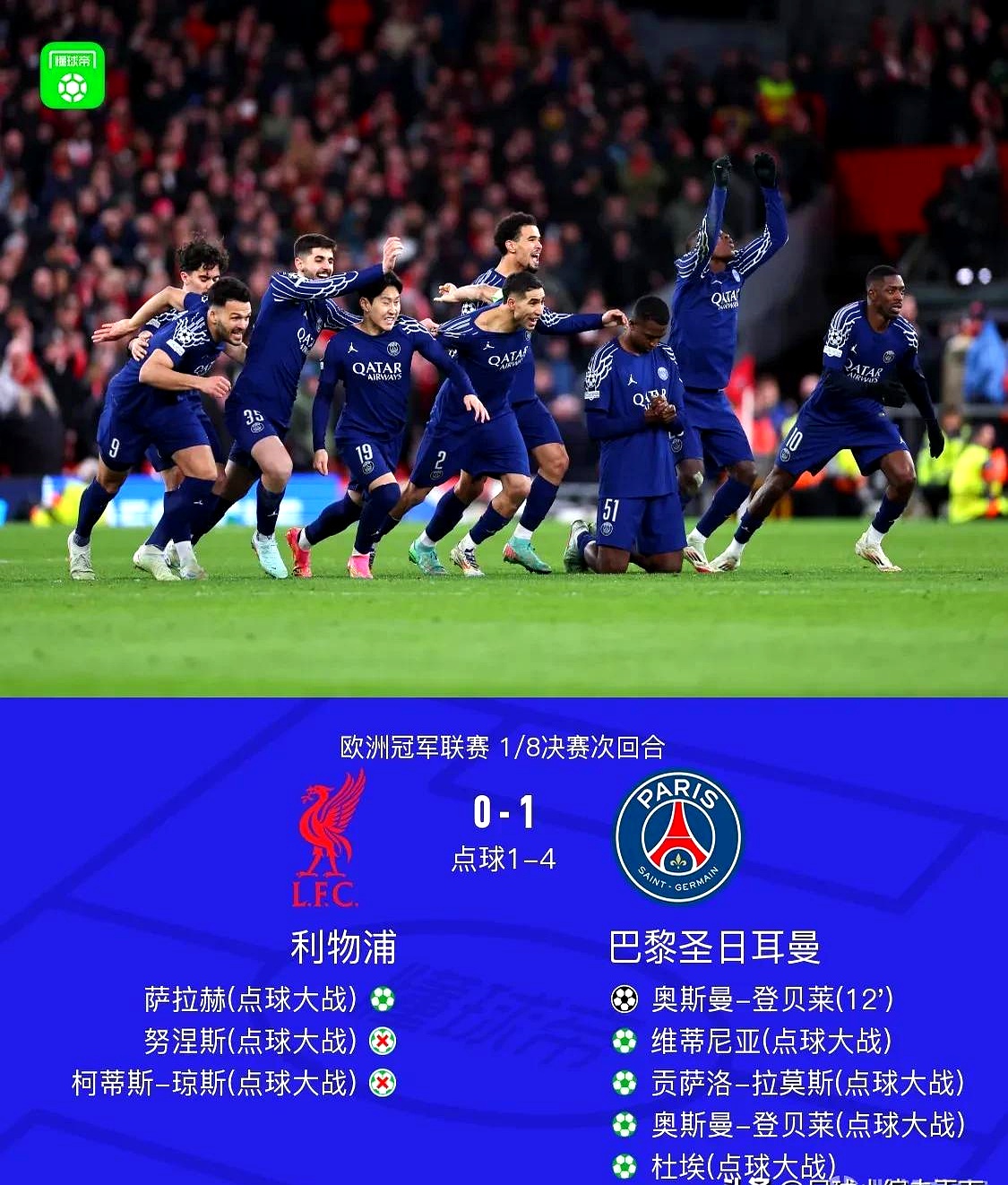 利物浦永不言败，欧冠赛场逆风飞翔